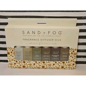Sand + Fog Fragrance Diffuser Oil Collection of 6 Classic Scents Diffuser Oils